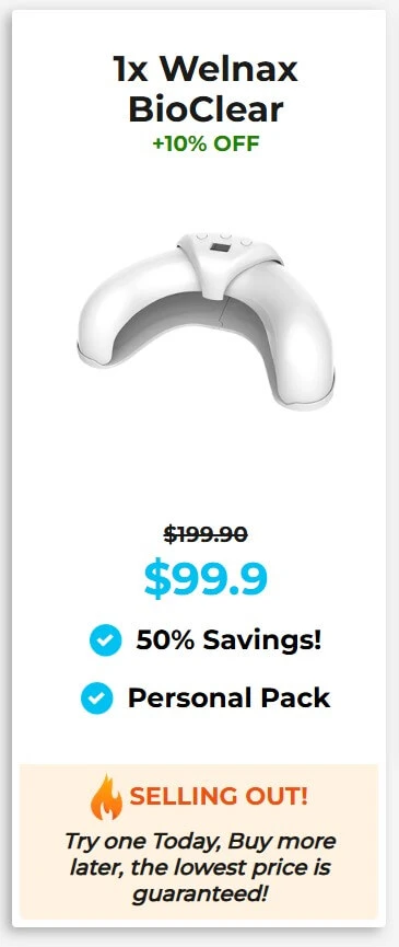 Welnax BioClear sale
